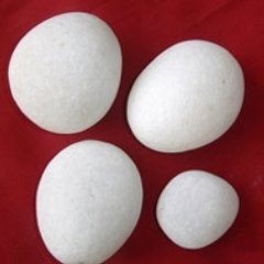 Manufacturers Exporters and Wholesale Suppliers of White Unpolished Pebbles Ajmer Rajasthan